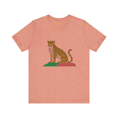 Leopard Print Unisex Jersey Tee - Wildlife Lover's Fashion