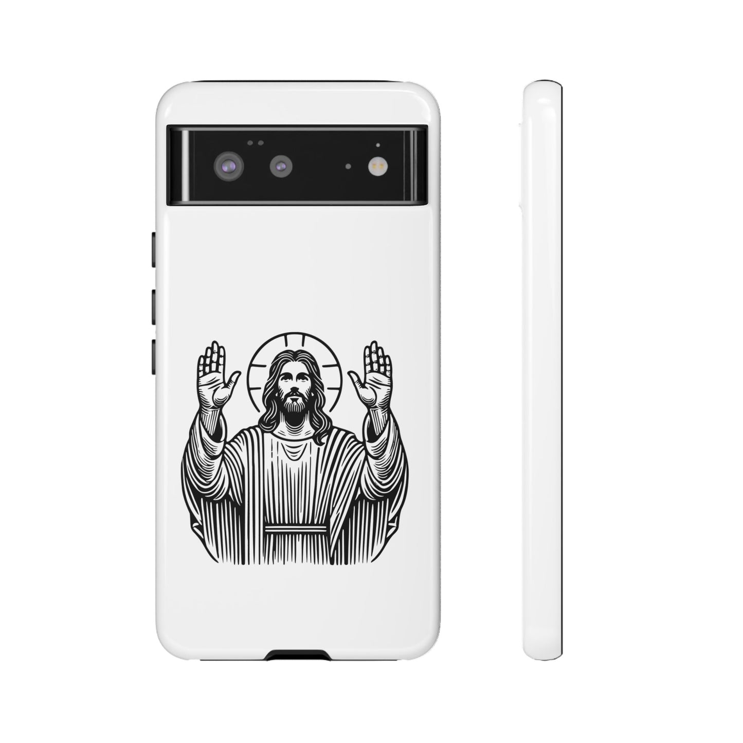 Jesus Phone Case - Simple yet Protective - iPhone- Samsung Galaxy - Google Pixel