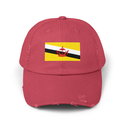 Brunei Flag Cap - Unisex Casual Hat - Asia