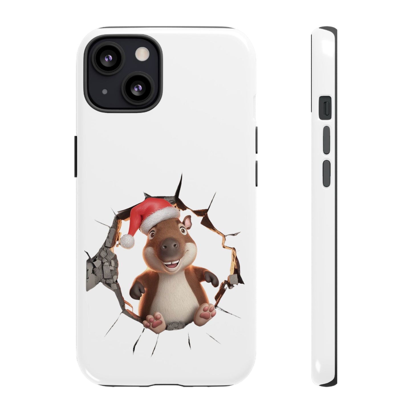 Christmas Capybara Santa Tough Phone Case