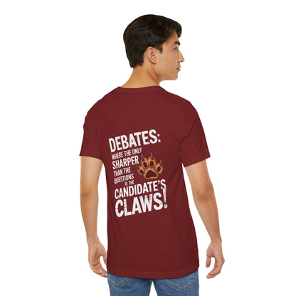 "Debates: Where the Only Thing Sharper Than the Questions is the Candidate's Claws!"