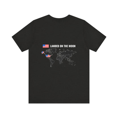 Vintage American Pride T-Shirt - Landed on the Moon Design