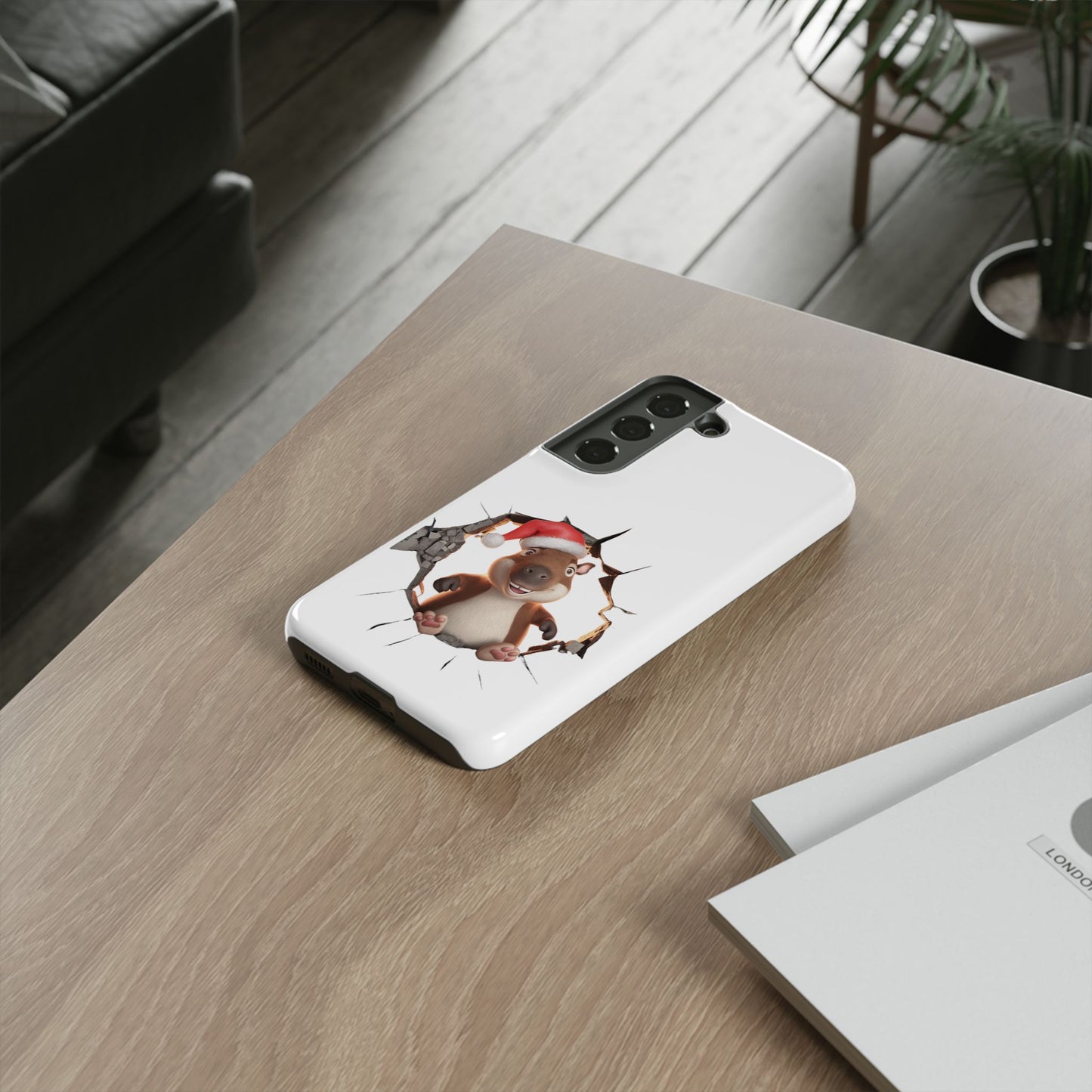 Christmas Capybara Santa Tough Phone Case