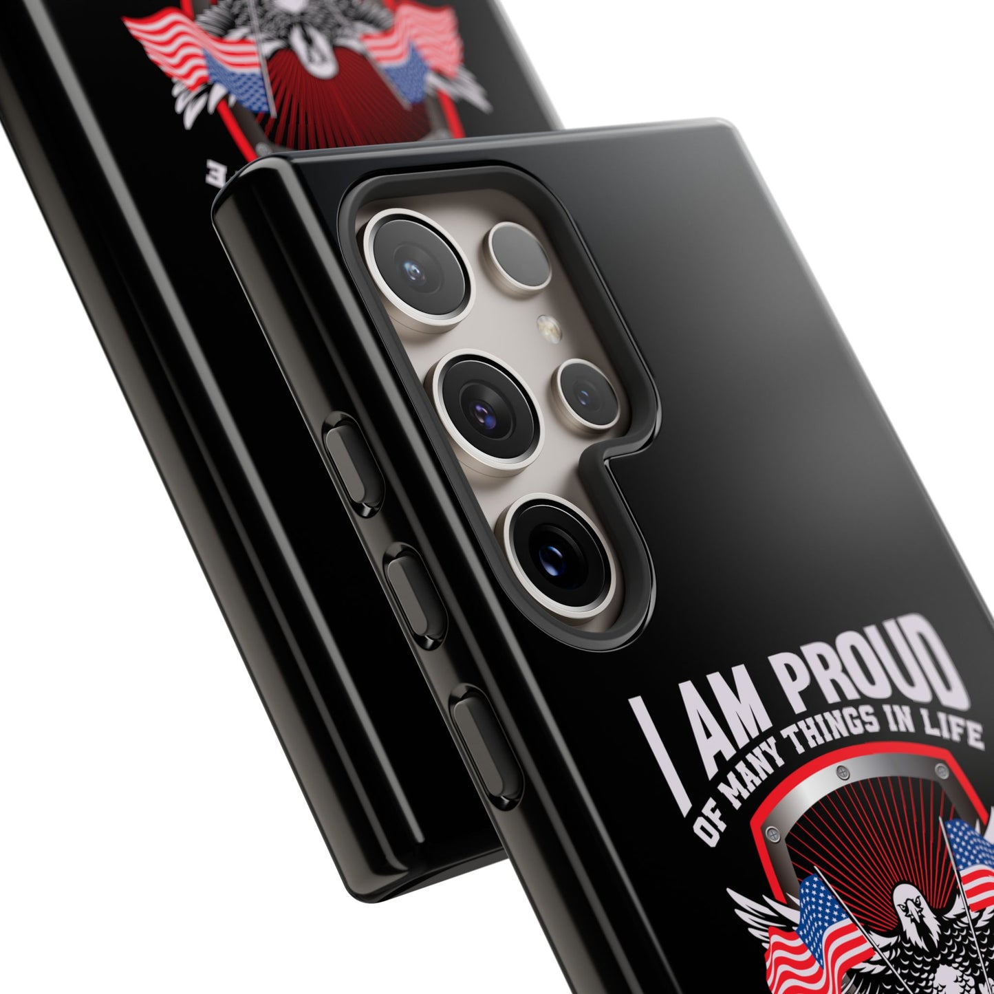 Proud American Patriot Phone Case - I Am Proud Design - iPhone- Samsung Galaxy - Google Pixel