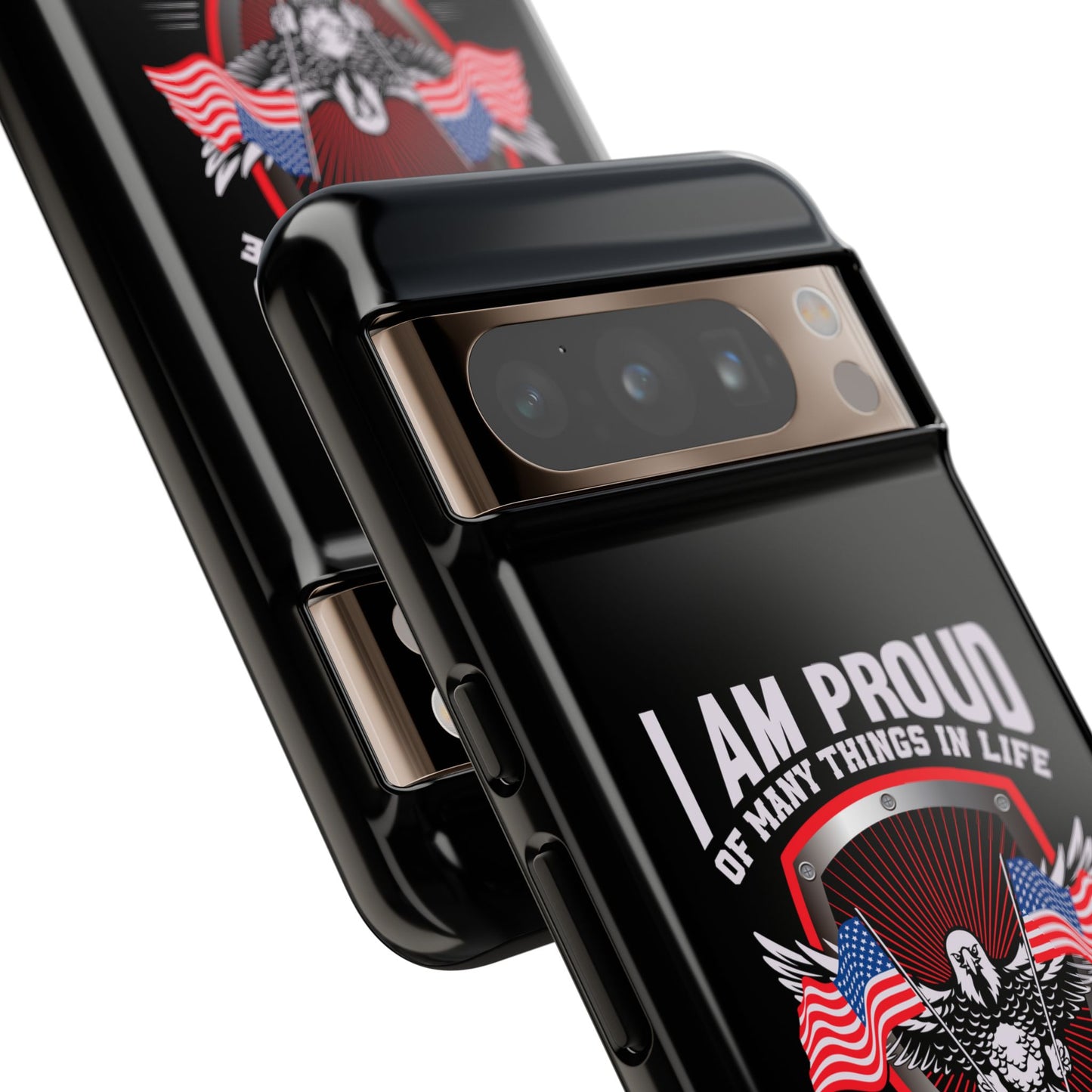 Proud American Patriot Phone Case - I Am Proud Design - iPhone- Samsung Galaxy - Google Pixel