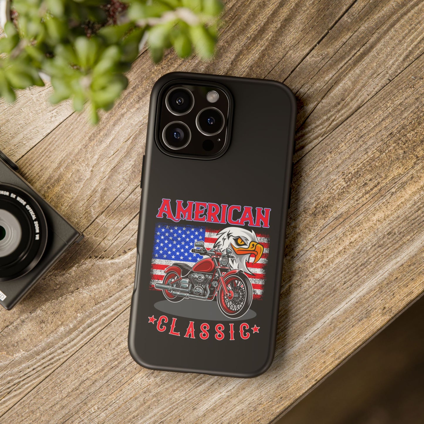 American Classic Motorcycle Phone Case - Tough Protection - iPhone, Samsung Galaxy, Google Pixel