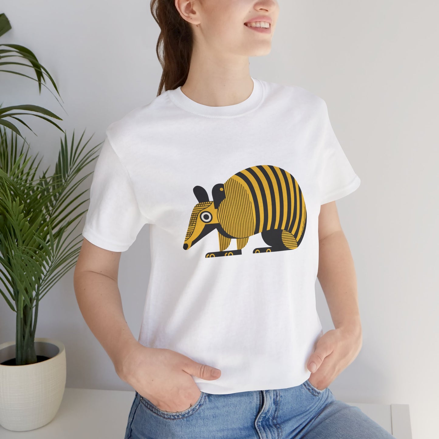 Colorful Armadillo Graphic Unisex Tee - Nature Lovers