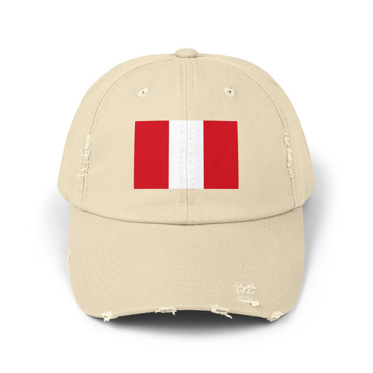 Peru Flag Cap - Unisex Casual Hat - South America