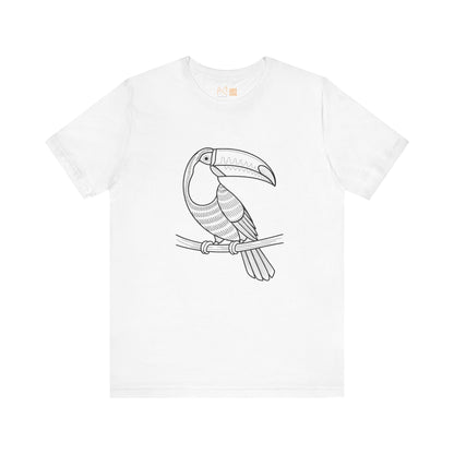 Tropical Toucan Graphic Tee - Unisex Short Sleeve Shirt