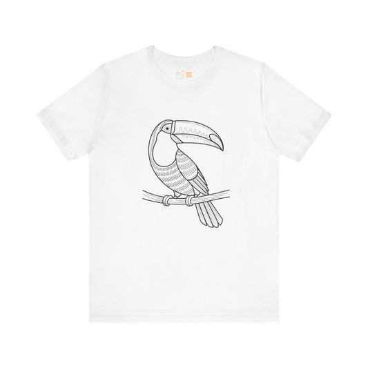 Tropical Toucan Graphic Tee - Unisex Short Sleeve Shirt