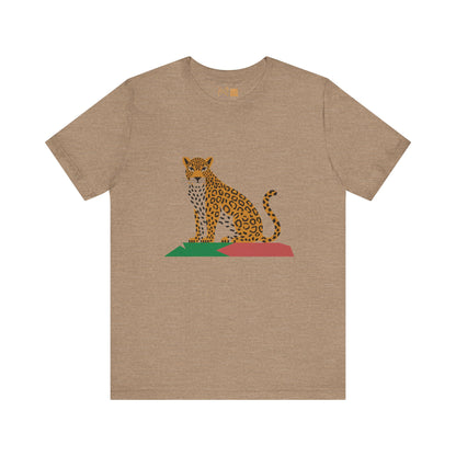 Leopard Print Unisex Jersey Tee - Wildlife Lover's Fashion