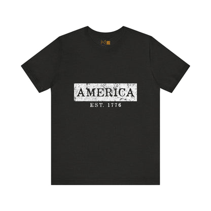 Vintage American Pride T-Shirt - Landed on the Moon Design