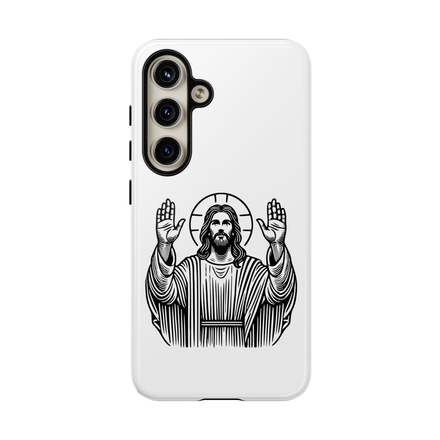 Jesus Phone Case - Simple yet Protective - iPhone- Samsung Galaxy - Google Pixel