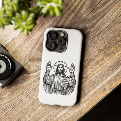 Jesus Phone Case - Simple yet Protective - iPhone- Samsung Galaxy - Google Pixel