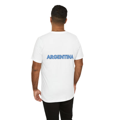 Argentina Flag Unisex Short Sleeve Tee - Spanish Collection