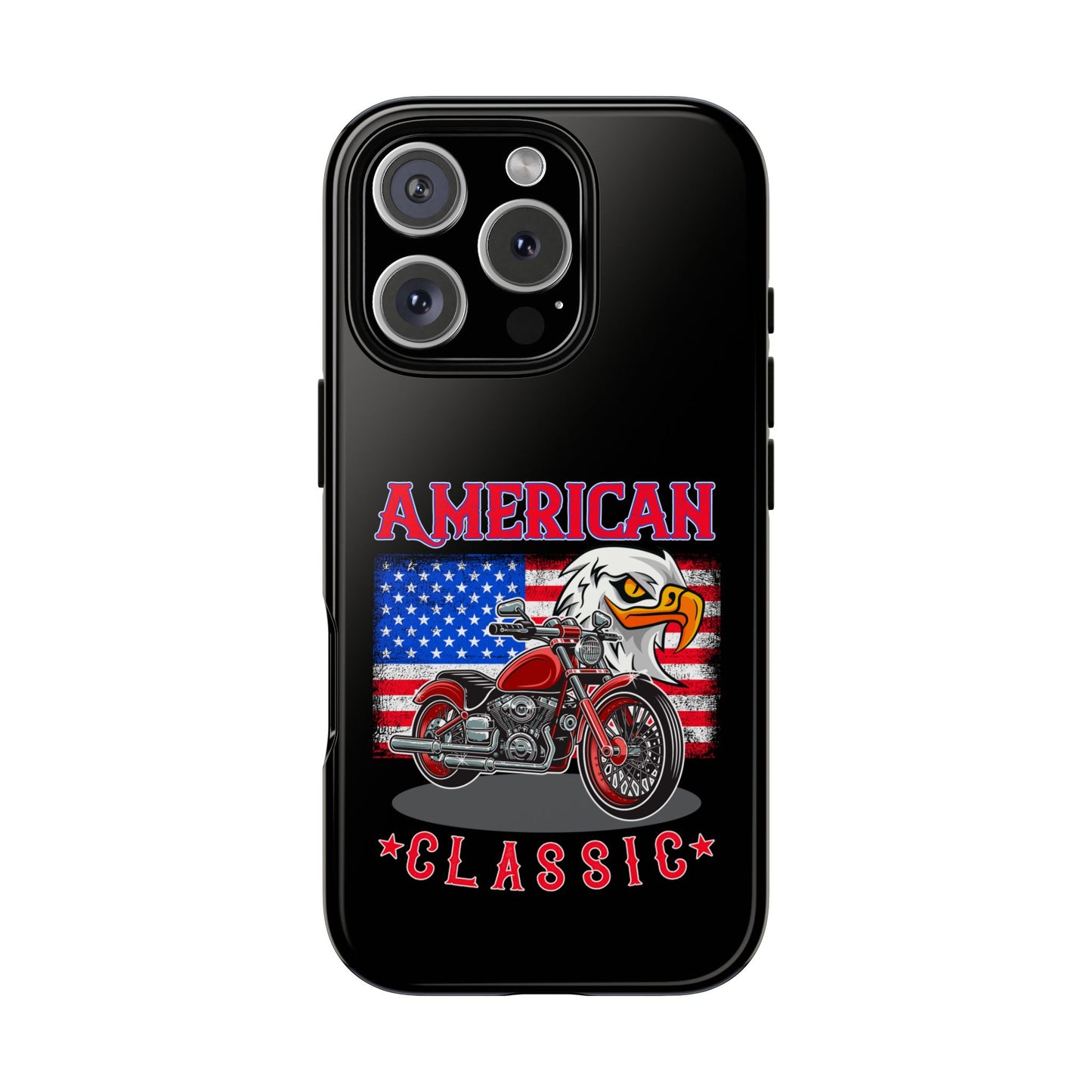 American Classic Motorcycle Phone Case - Tough Protection - iPhone, Samsung Galaxy, Google Pixel