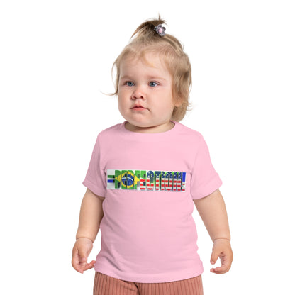 Adorable Brazilian Vibes Baby T-Shirt (3-24 Months)  =Perfection! Brazil/USA