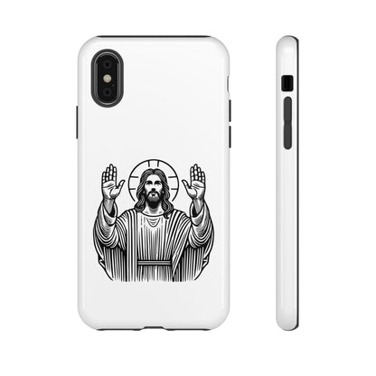 Jesus Phone Case - Simple yet Protective - iPhone- Samsung Galaxy - Google Pixel