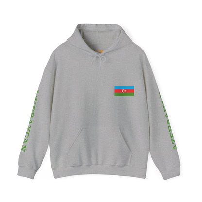 Azerbaijan Unisex Hooded Sweatshirt - Asia