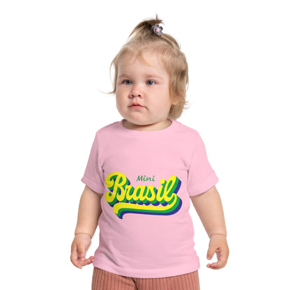 Adorable Brazilian Vibes Baby T-Shirt (3-24 Months) - Mini Brasil