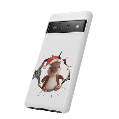 Christmas Capybara Santa Tough Phone Case