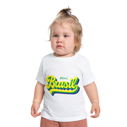 Adorable Brazilian Vibes Baby T-Shirt (3-24 Months) - Mini Brasil