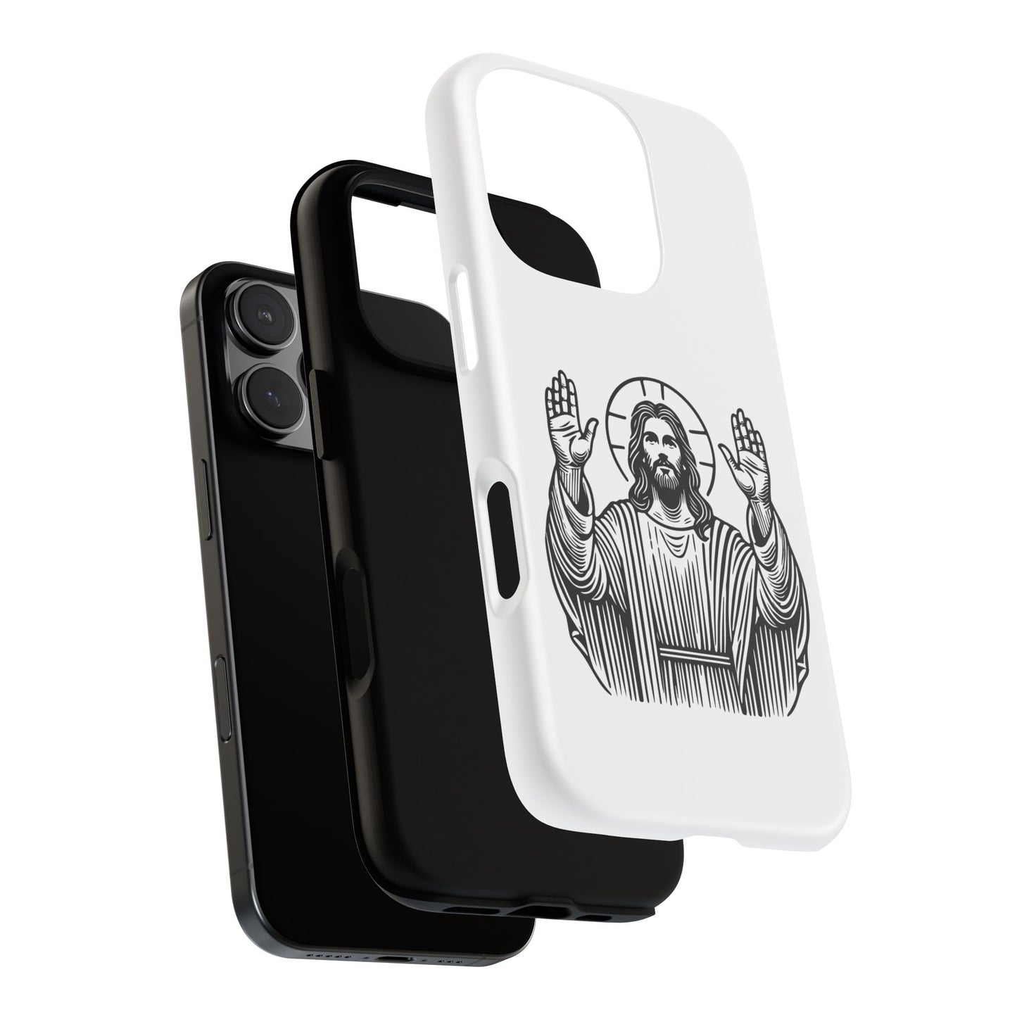 Jesus Phone Case - Simple yet Protective - iPhone- Samsung Galaxy - Google Pixel