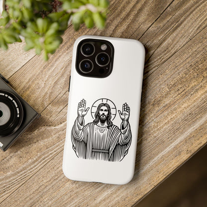 Jesus Phone Case - Simple yet Protective - iPhone- Samsung Galaxy - Google Pixel