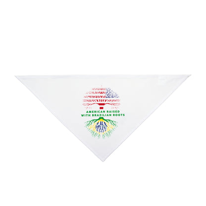 White - Pet Bandana - Brazilian Roots