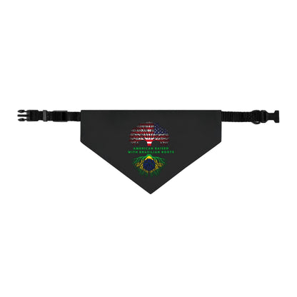 Black - Pet Bandana Collar - Brazilian Roots