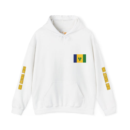 Saint Vincent And The Grenadines Unisex Hooded Sweatshirt - Caribbean