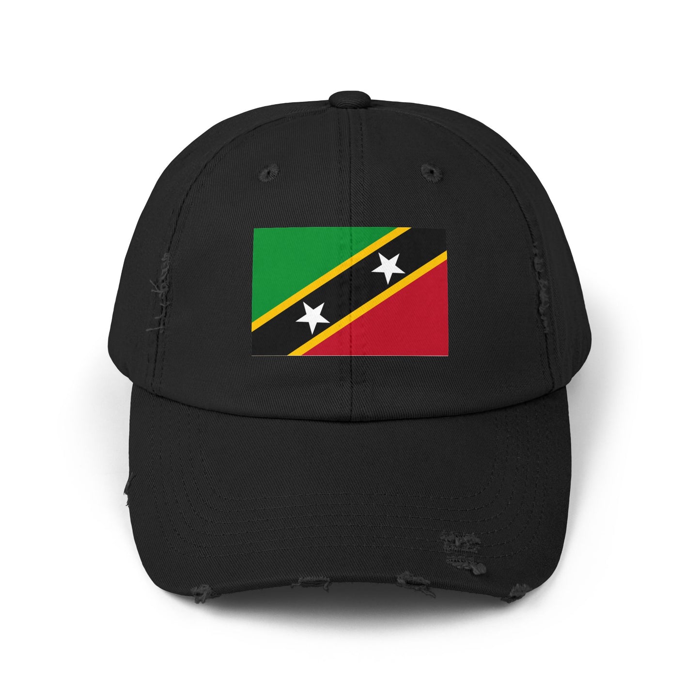 Saint Kitts and Nevis Flag Cap - Unisex Casual Hat - Caribbean