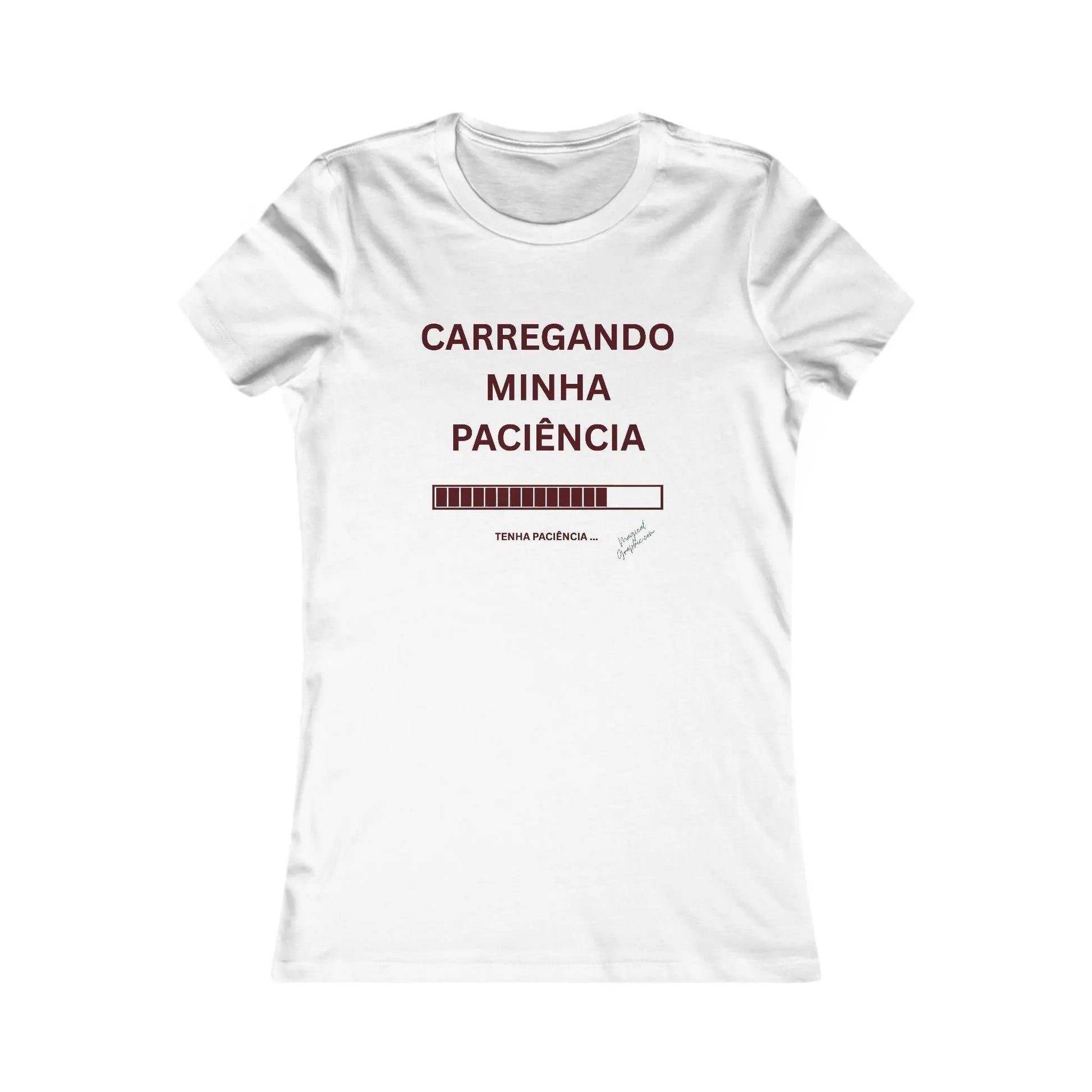 Carregando Minha Paciencia - Feminine Tee Printify