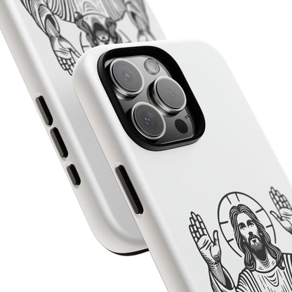 Jesus Phone Case - Simple yet Protective - iPhone- Samsung Galaxy - Google Pixel