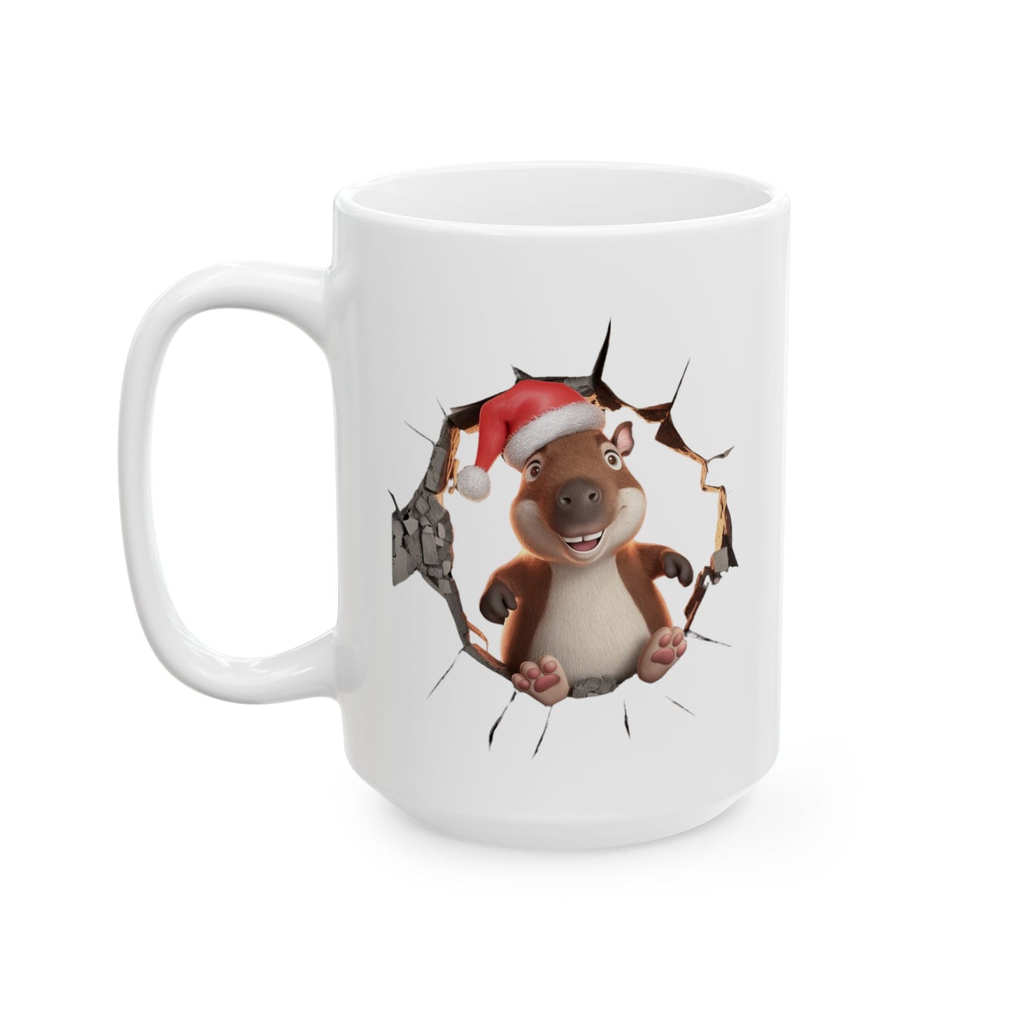 Christmas Capybara Mug