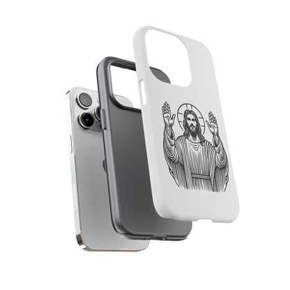 Jesus Phone Case - Simple yet Protective - iPhone- Samsung Galaxy - Google Pixel