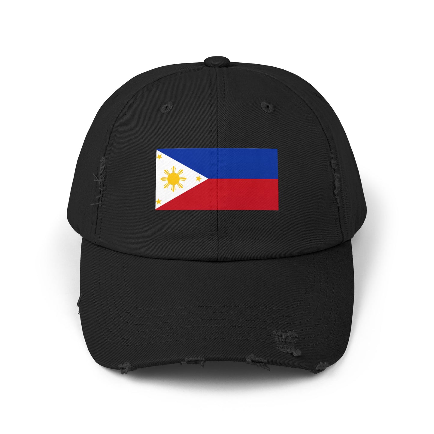 Philippines Flag Distressed Cap - Unisex Casual Hat - Asia