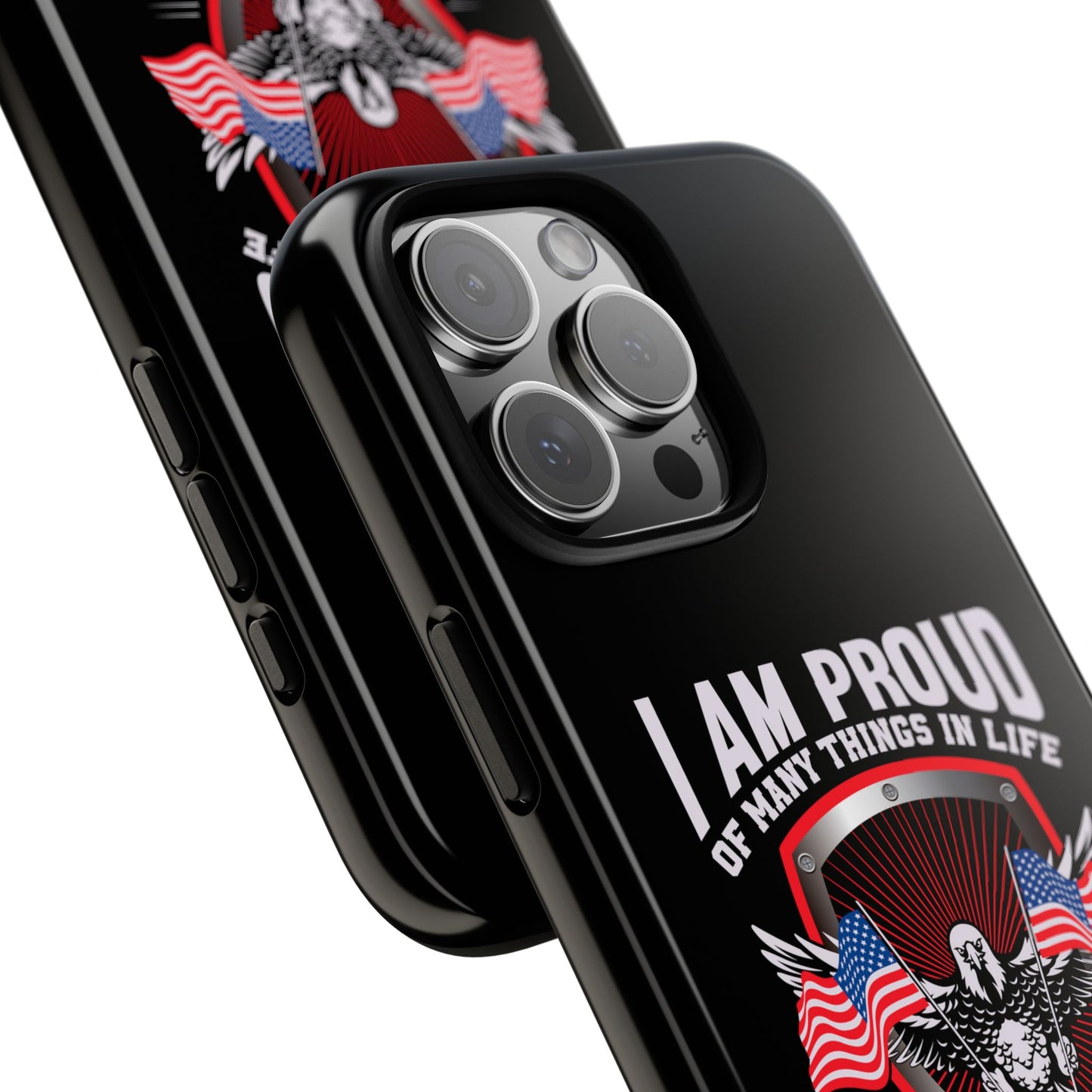 Proud American Patriot Phone Case - I Am Proud Design - iPhone- Samsung Galaxy - Google Pixel