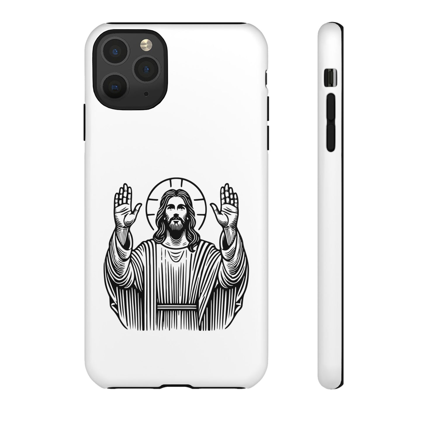 Jesus Phone Case - Simple yet Protective - iPhone- Samsung Galaxy - Google Pixel