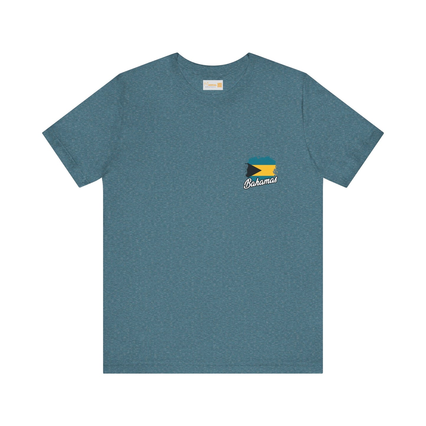 Bahamas Flag Modern Design - Unisex Tee