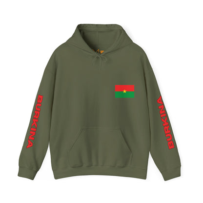 Burkina Faso Unisex Hooded Sweatshirt - Africa