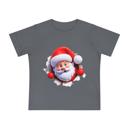 Cute Santa Baby T-Shirt for Christmas - 3 to 18 month old