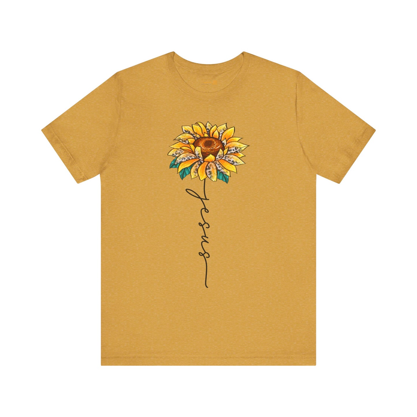 Female Adult Jersey Short Sleeve T-Shirt - Jesus Flower