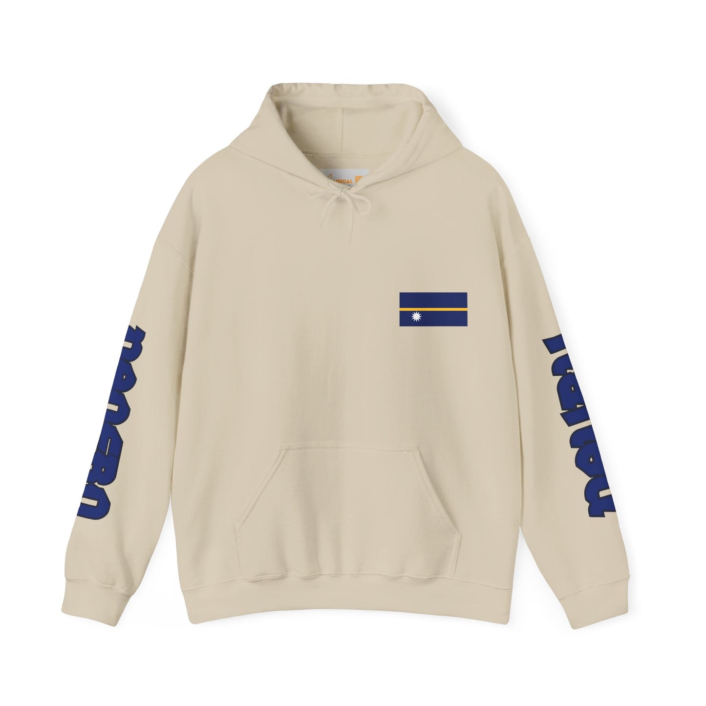 Nauru Flag  Flag Unisex Hooded Sweatshirt - Oceania