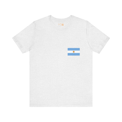 Argentina Flag Unisex Short Sleeve Tee - Spanish Collection