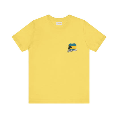 Bahamas Flag Modern Design - Unisex Tee