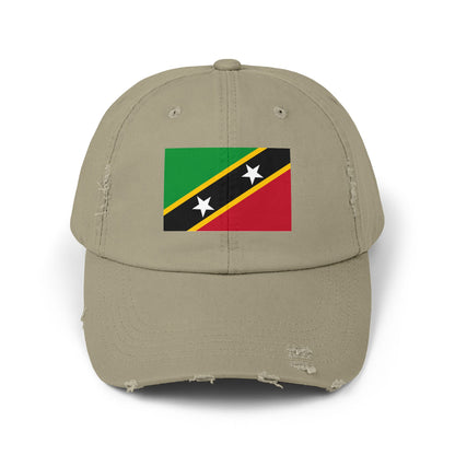 Saint Kitts and Nevis Flag Cap - Unisex Casual Hat - Caribbean