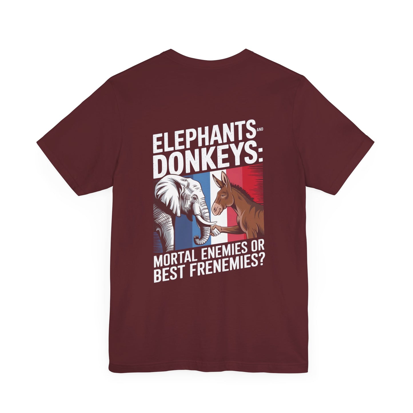 "Elephants and donkeys: Mortal enemies or best frenemies?"