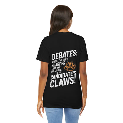 "Debates: Where the Only Thing Sharper Than the Questions is the Candidate's Claws!"