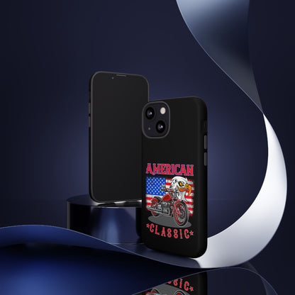 American Classic Motorcycle Phone Case - Tough Protection - iPhone, Samsung Galaxy, Google Pixel